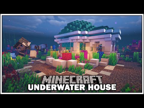 Minecraft Underwater Starter House [How To Build]