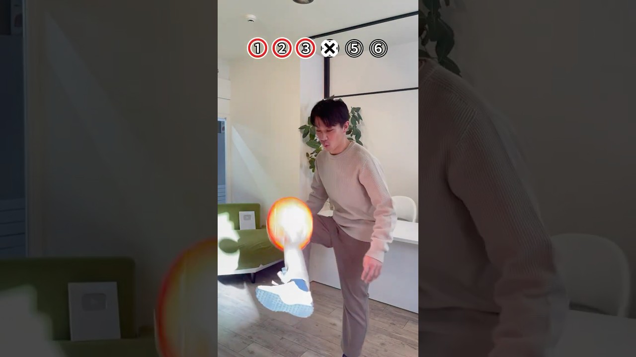 【神業】文字当てリフティングがムズすぎたww#shorts