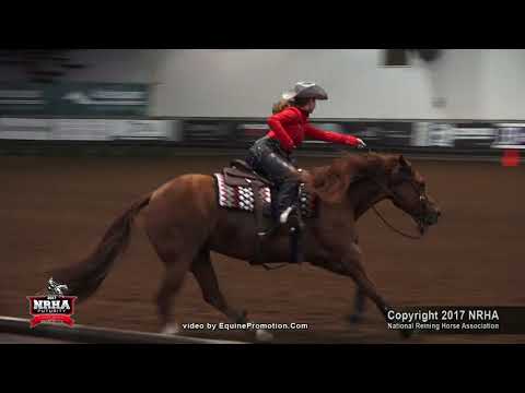 Shirley Shesa Tag ridden by Sidney Perdue  - 2017 NRHA Futurity (Youth 14-18)
