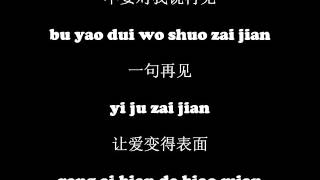 G.E.M. 邓紫棋 - 再见 (Goodbye) Pinyin Simplified Chinese Lyrics HD