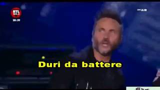 KARAOKE DURI DA BATTERE CON CORI - MAX PEZZALI ft NEK ft FRANCESCO RENGA