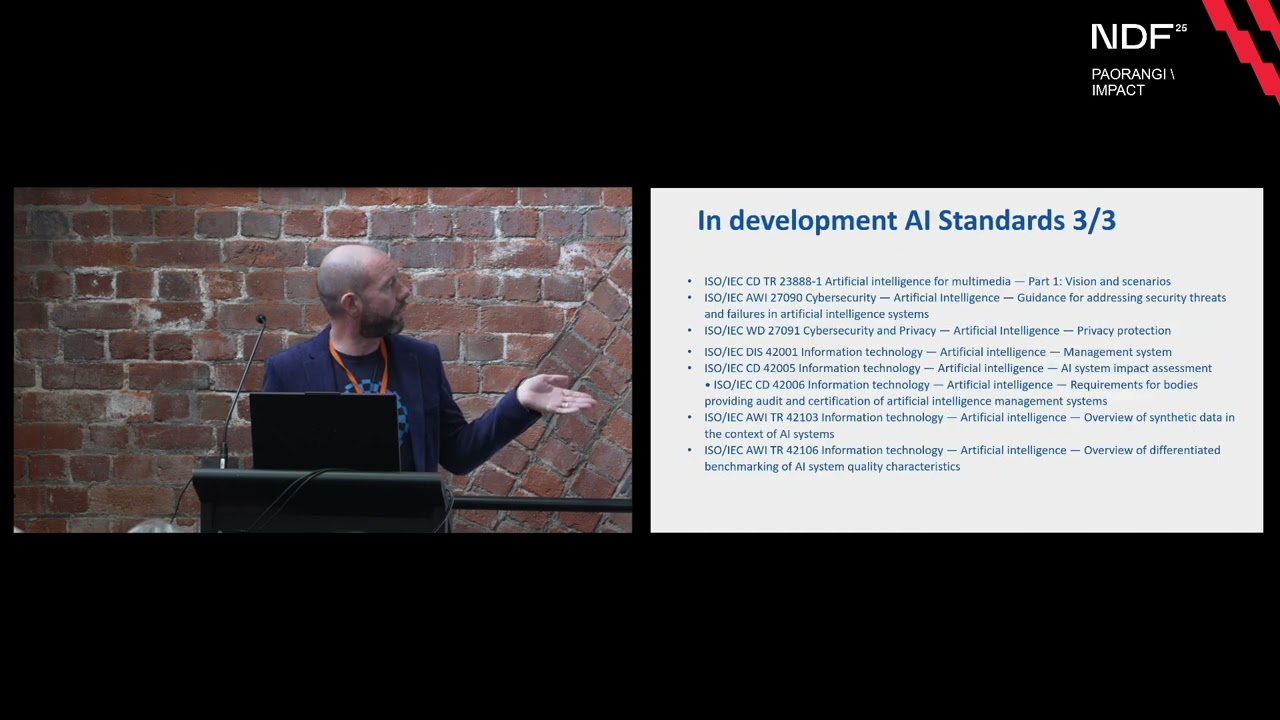 AI/ML & Data Lakes for Archives and Emerging ISO Global Standards - Stephen Clarke | NDF25