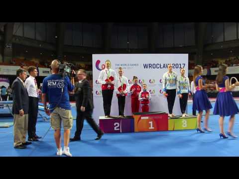 World Games 2017: Award ceremony Acrobatics Women's Pair