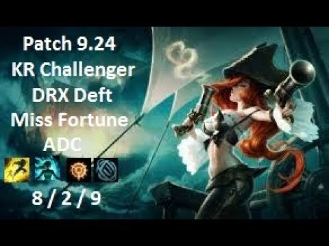 DRX Deft - Miss Fortune vs Aphelios - KR Challenger 1260 LP