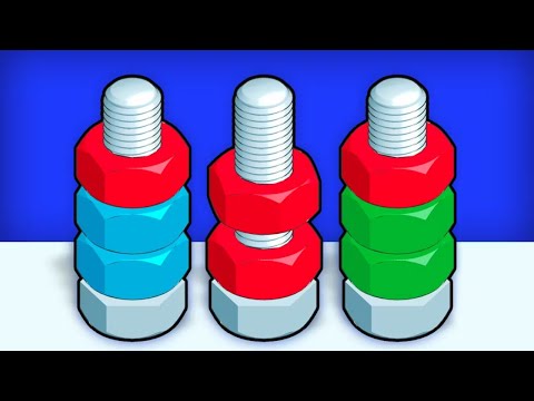 Nuts Puzzle: Sort By Color Gameplay - YouTube