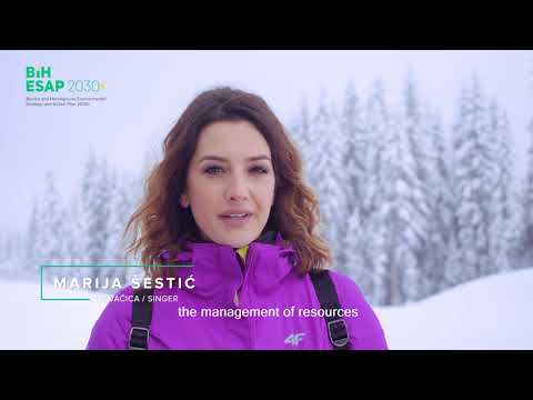 Singer Marija Šestić on the topic of resource management  - in BiH ESAP 2030+ Facebook campaign