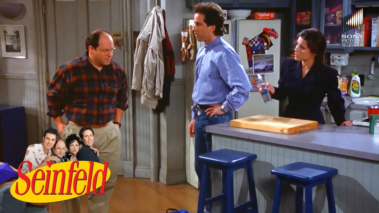 The Insecurity & George Pees in the Shower | Seinfeld