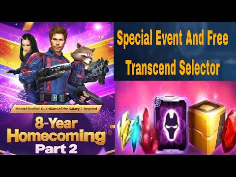 8th Years Anniversary Events Part 2 Free Transcend Selector 2023 - Marvel Future Fight