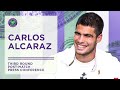 Carlos Alcaraz Third Round Post-Match Press Conference | Wimbledon 2022
