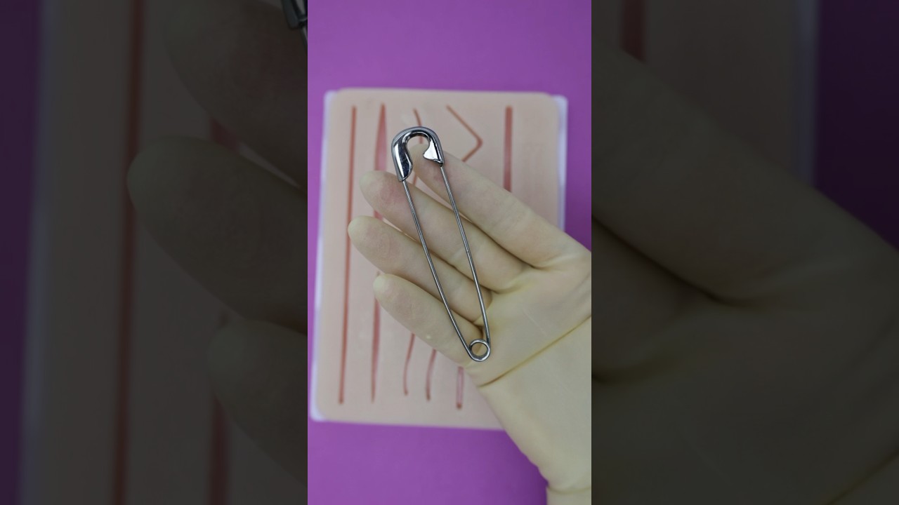 Can Safety Pins Save Lives? Do not try this at home! #apocalypse #survival #wounds #suturing