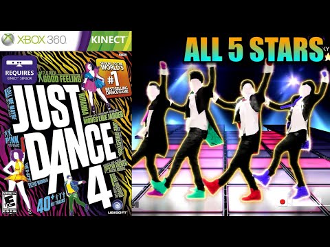 Just Dance 4 (All 5-stars) [138] Xbox 360 Longplay