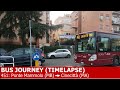 BUS JOURNEY TIMELAPSE ATAC Roma Rome 451 Ponte Mammolo MB Cinecittà MA