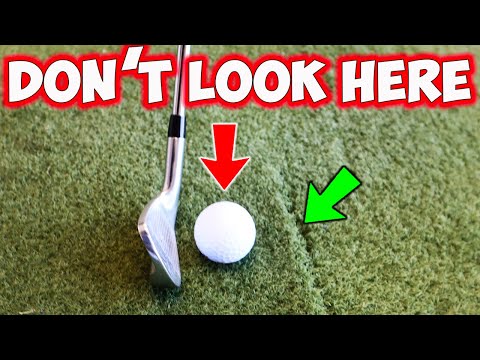 DON'T Look At The Golf Ball For GREAT BALL STRIKING