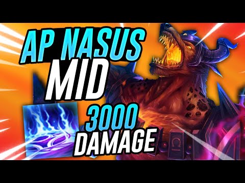 AP NASUS MID | 3000 DAMAGE E?! - Off Meta Monday - League of Legends