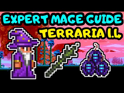 TERRARIA EXPERT MAGE PROGRESSION GUIDE! Terraria 1.4 Mage Guide for Beginners! Mage loadout guide!