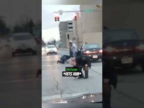 Karen Gets Humbled After Hitting Driver In His Car #shorts