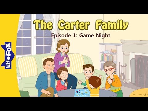 カーターファミリー1｜ゲームナイト｜ファミリー｜リトルフォックス｜子供のためのアニメストーリー (The Carter Family 1 | Game Night | Family | Little Fox | Animated Stories for Kids)