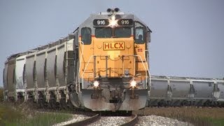 preview picture of video 'HLCX 916, Through an 'S Curve on 9-28-2012'
