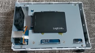 Can a SSD be used in a Synology DS120J NAS?