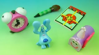 1998 BLUES CLUES BIRTHDAY set of 4 SUBWAY MINI FIG