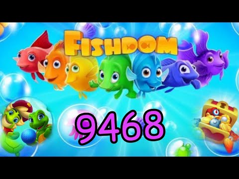 Fishdom 2022г.,NO BooSTERS 9468 level - прохождение без бустеров, 9468 уровень.