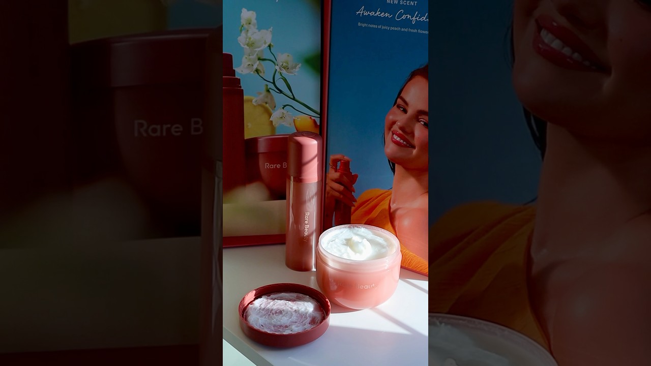 SUMMER MUST HAVES! RARE BEAUTY AWAKEN CONFIDENCE FRAGRANCE + BODY CREAM | Fayy Lenee Shorts