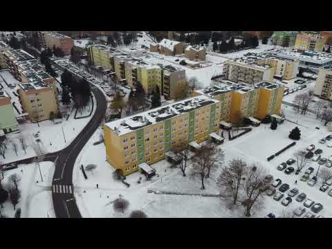 Łęczna z lotu ptaka