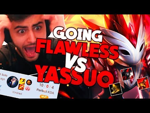 RANK 1 KINDRED FOREST WITHIN FLAWLESS GAME VS YASSUO - League of Legends