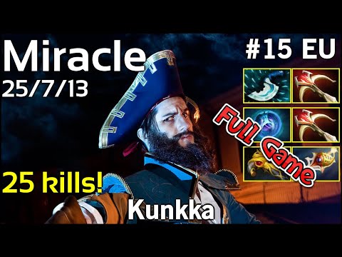 Miracle Kunkka - Dota 2 Full Game