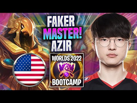 FAKER THE MASTER OF AZIR! - T1 Faker Plays Azir MID vs Karma! | Bootcamp 2022