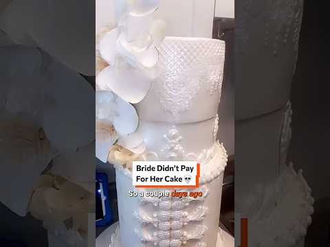 Bride Didn’t Pay For Her Cake 💀 #WeddingDisaster #Storytime #BakingDrama