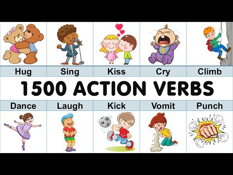 1000 Action Verbs | Common Action Verbs in English | Part 1 | English Vocabulary with Picture |