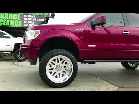 2014 FORD F150 On 22x12 American Force Wheels 6" Rough Country Lift Kit (DJI OSMO MOBILE)