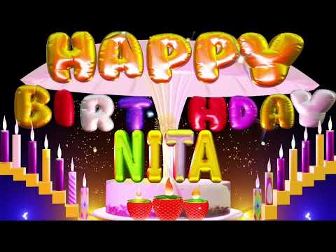 Nita Happy Birthday Song | happy birthday to you #nita #happy #birthdaysong