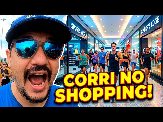 Correndo dentro de um SHOPPING CENTER! | SP RUN