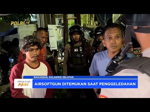 TIM PATROLI POLDA SULAWESI SELATAN AMANKAN AIRSOFTGUN ILEGAL SAAT GEREBEK PESTA MIRAS