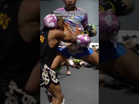 When you spar with SUPERLEK, you’ll be swept off your feet, literally 🤣🧹 #shorts