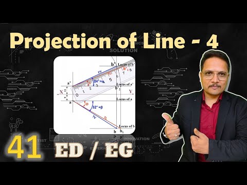 4 Projection of Line in Engineering Drawing Projection