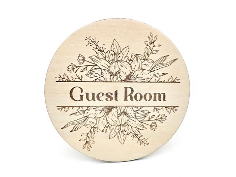 Guest Room Bedroom Door Sign