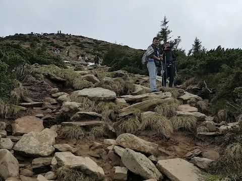 Climbing the highest mountain of Ukraine - Hoverla