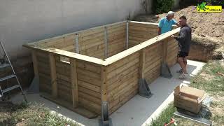 Ubbink - piscine 250 x 450 AZURA - modèle rectangulaire