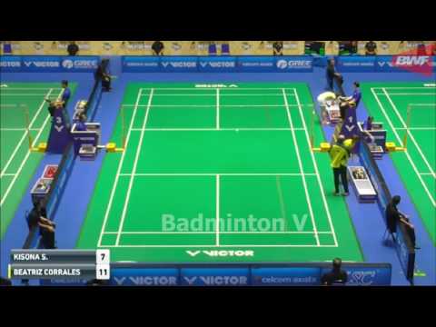Badminton 2017 MalaysiaMaster   Beatriz CORRALES vs Kisona S