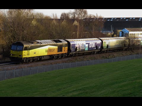GBRf Class 60 No. 60047 on 6E17 Liverpool Biomass Terminal - Drax Aes on 29.01.22 - HD