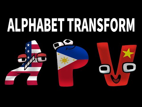 Alphabet Lore but it`s country Versions