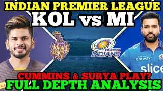 KOL vs MI Dream11 Team Prediction, KOLKATA vs Mumbai 14th IPL Match Dream11 Team, KKR VS MI DREAM11