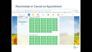 Reschedule or Cancel Appointments on the MyChart Website