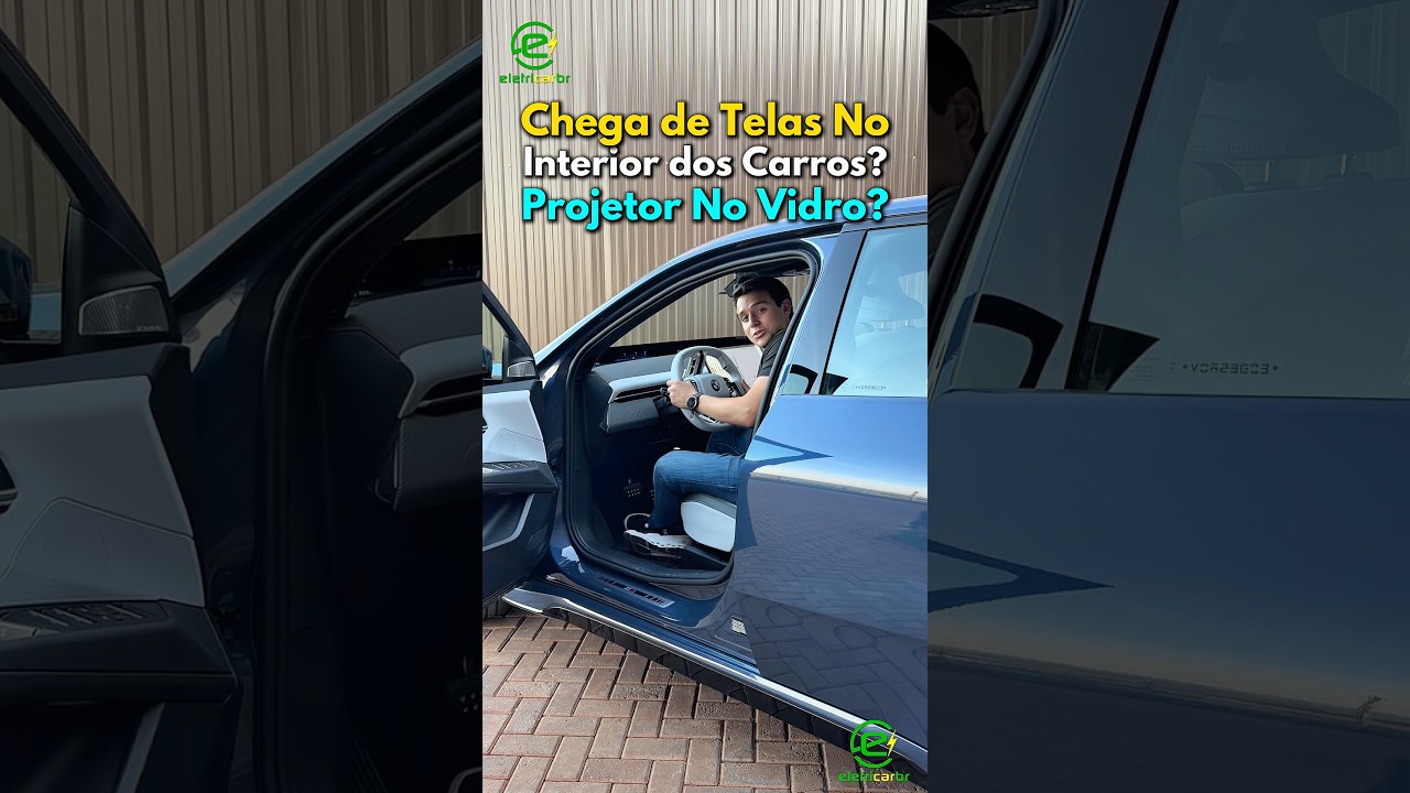 Chega de Telas! Projetor no Pára-brisa é o Futuro? BMW iX3
