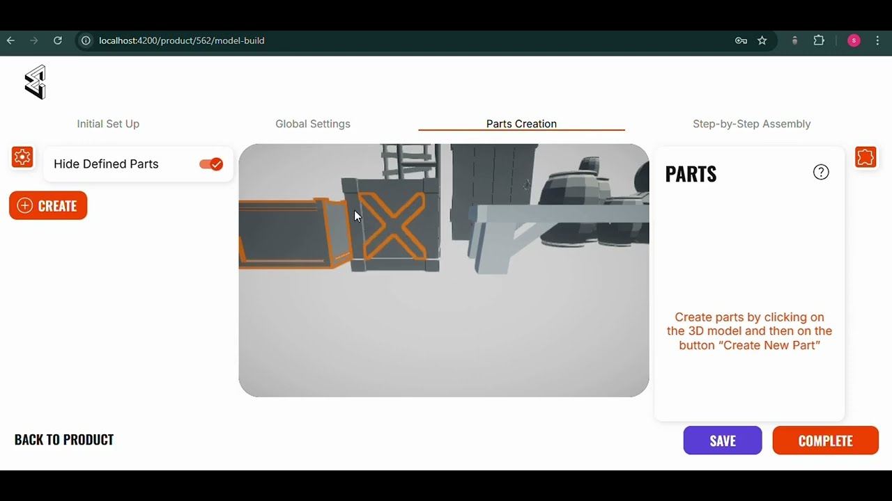 Easemble: Simplifying Assembly Instructions with 3D & AR Technology - Custom App Development Service