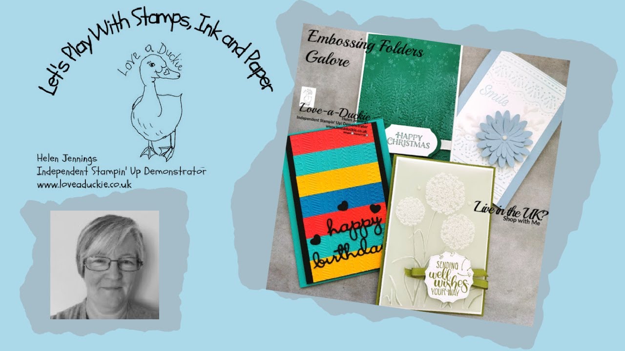 Embossing Folders for Quick and Easy Cards