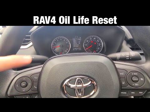 2020 Toyota Rav4 Oil life reset / Maintenance reminder